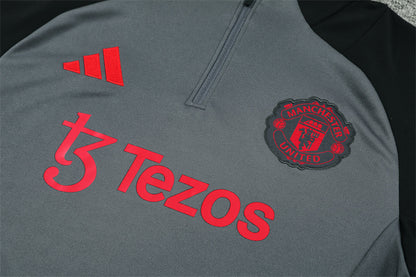 Manchester United 24/25 Tracksuit - Grey