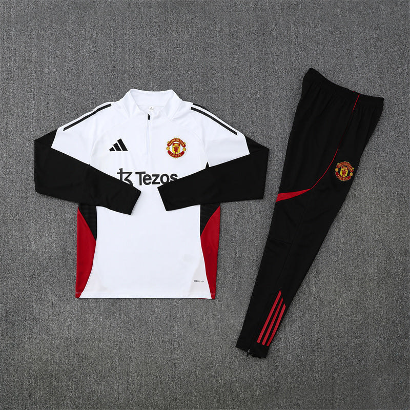 Manchester United 25/26 Tracksuit - White