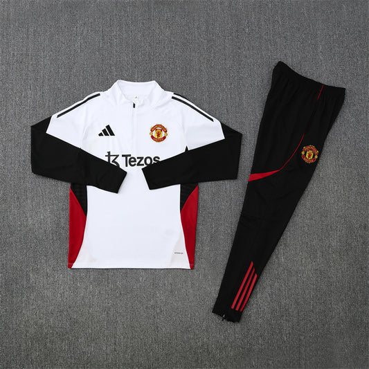 Manchester United 25/26 Tracksuit - White