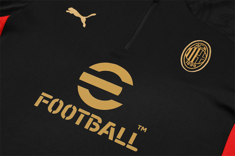 AC Milan 24/25 Tracksuit - Black