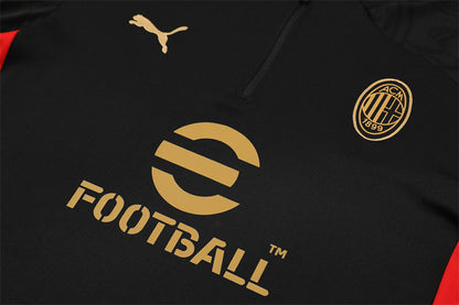 AC Milan 24/25 Tracksuit - Black