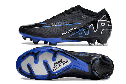 nike air zoom mercurial vapor 15 elite fg black/blue
