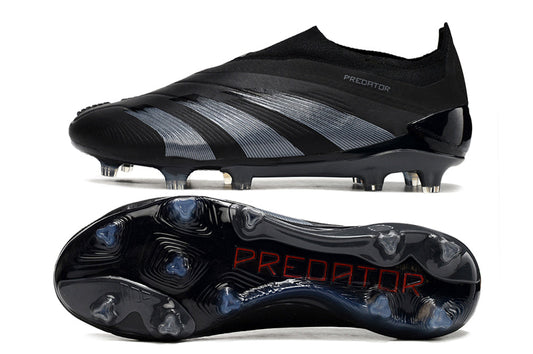 adidas predator elite fg laceless in full black