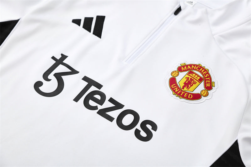 Manchester United 25/26 Tracksuit - White