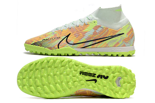 nike air zoom mercurial superfly 9 elite turf greeen/orange