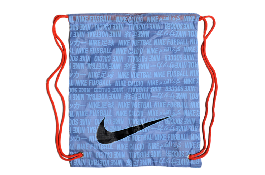 Nike Purple Football Drawstring Bag