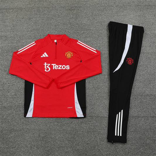 Manchester United 24/25 Tracksuit - Red