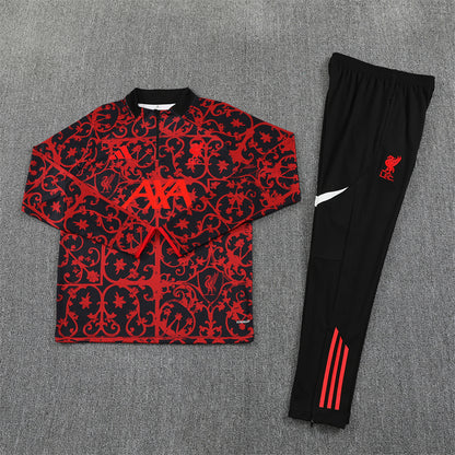 Liverpool 24/25 Tracksuit - Red & Black