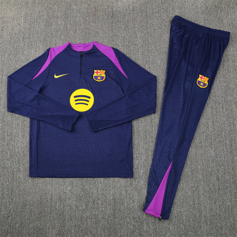 Barcelona 25/26 Tracksuit - Navy & Purple