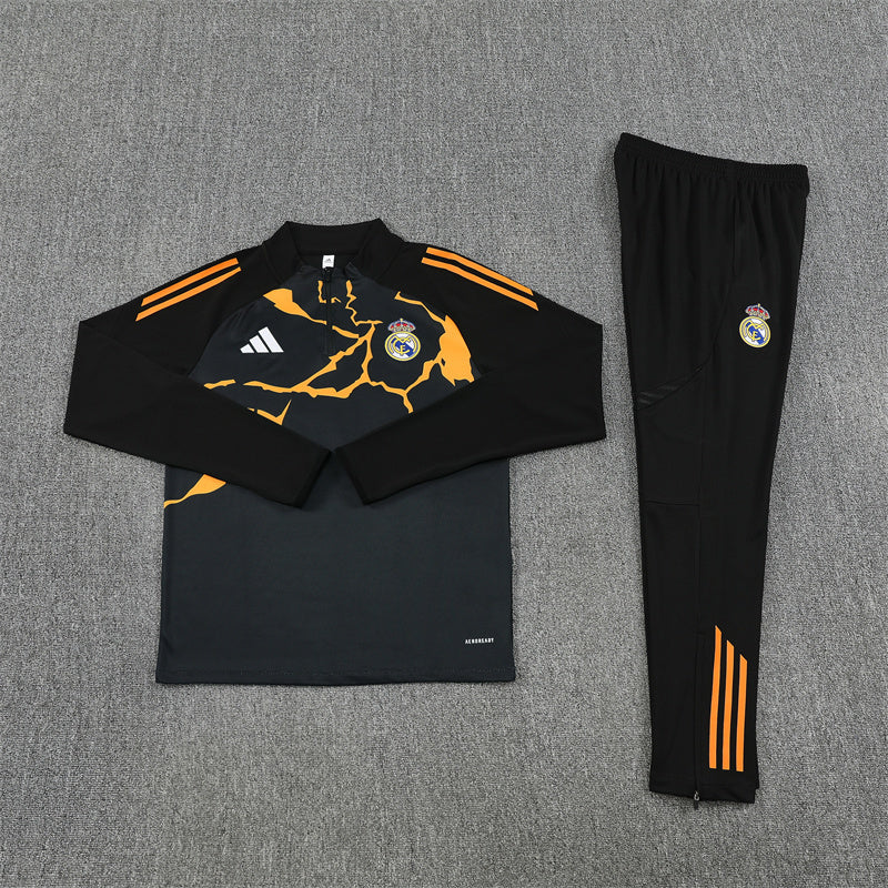 Real Madrid 25/26 Tracksuit - Black