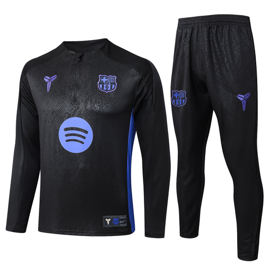 FC Barcelona 25/26 Tracksuit - Black Mamba