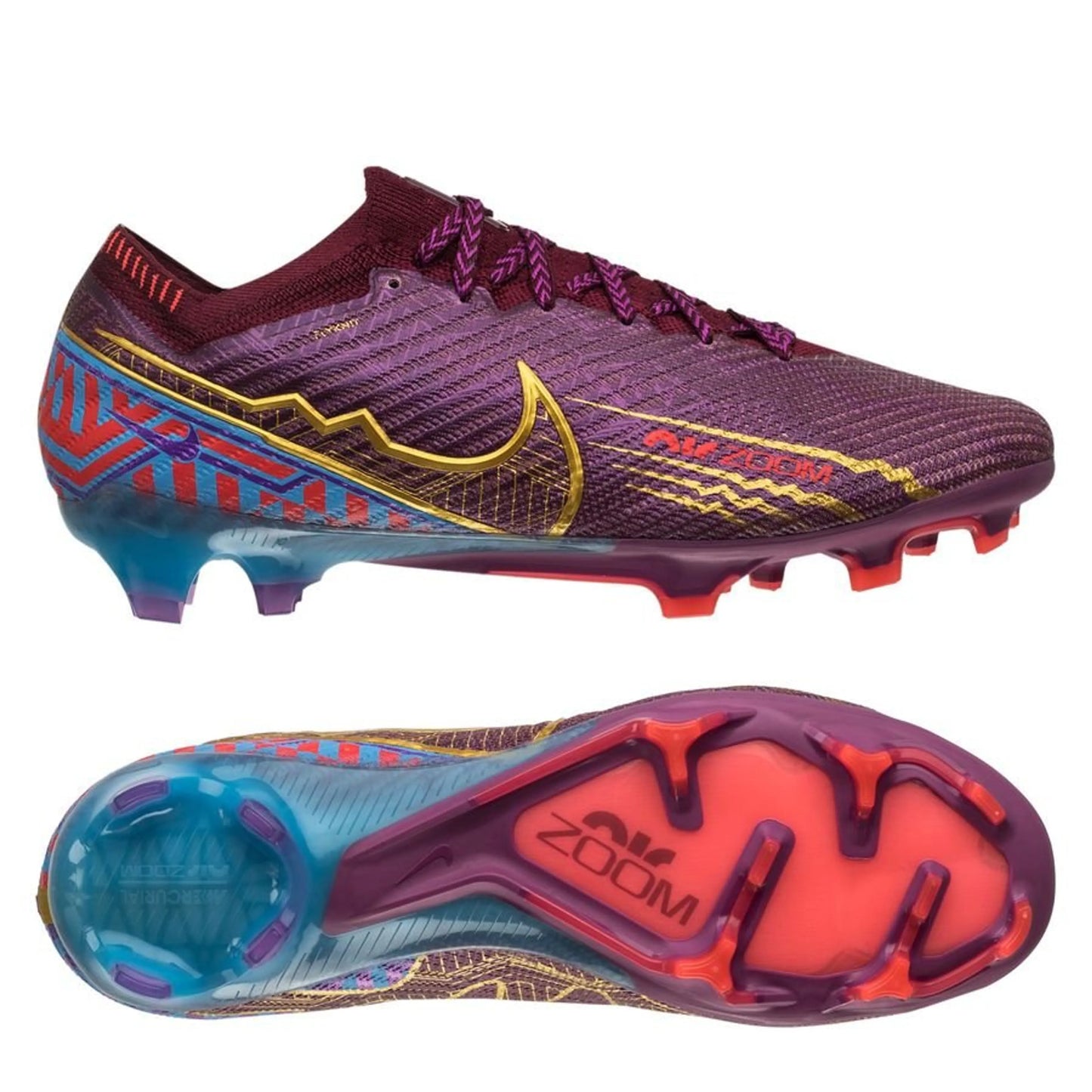 Nike Air Zoom Mercurial Vapor 15 Elite FG "KM Beetroot"
