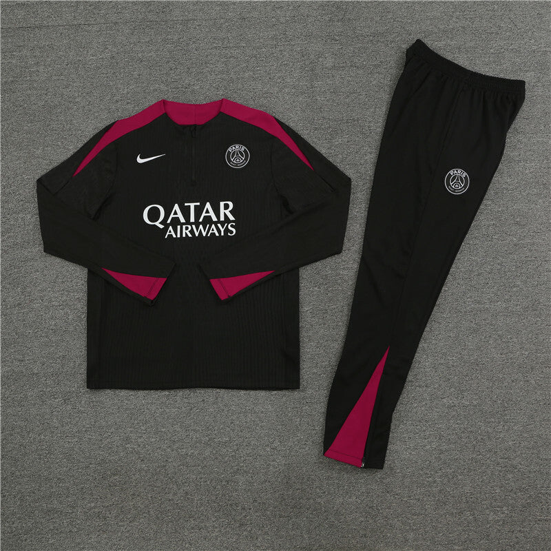PSG 24/25 Tracksuit - Black & Red