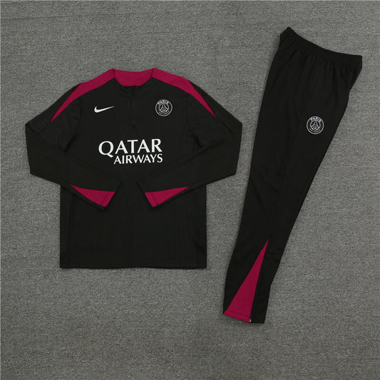 PSG 24/25 Tracksuit - Black & Red