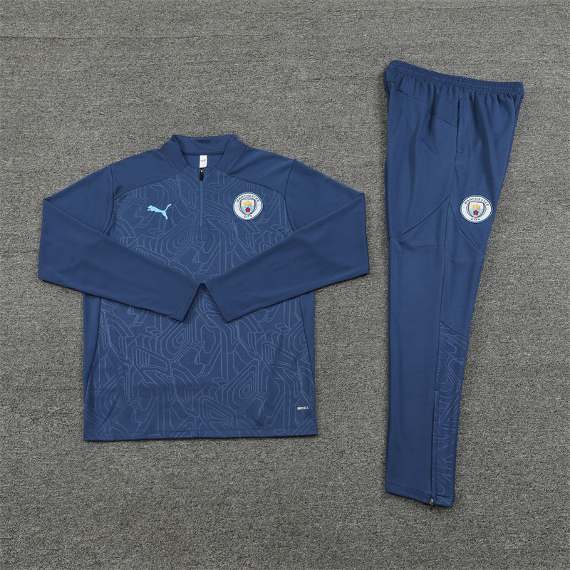 Manchester City 24/25 Tracksuit - Navy