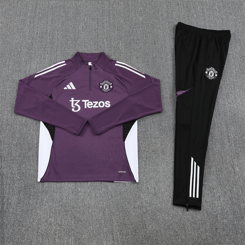 Manchester United 25/26 Tracksuit - Sangria Purple