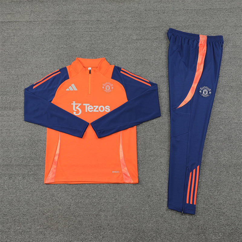 Manchester United 24/25 Tracksuit - Orange