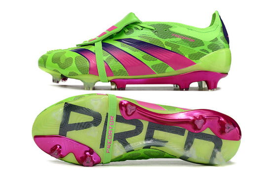 adidas predator elite fg with tongue in green and pink