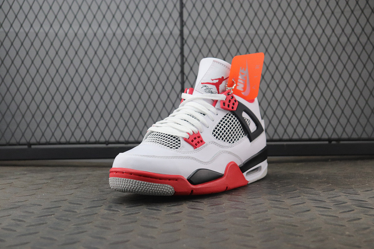 Nike air jordan 4 fire red, all sizes available.