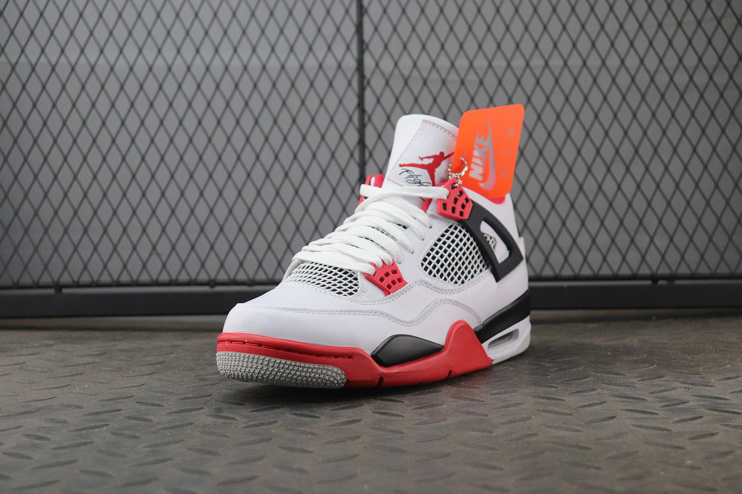 Nike air jordan 4 fire red, all sizes available.