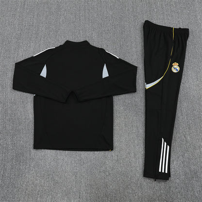 Real Madrid 25/26 Tracksuit - Black