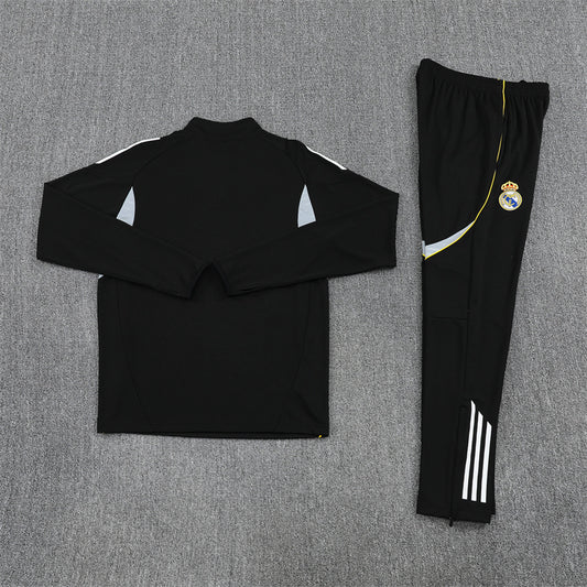 Real Madrid 25/26 Tracksuit - Black