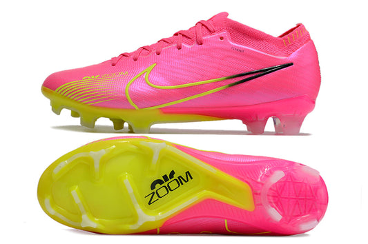 nike air zoom mercurial vapor 15 elite fg pink/lime