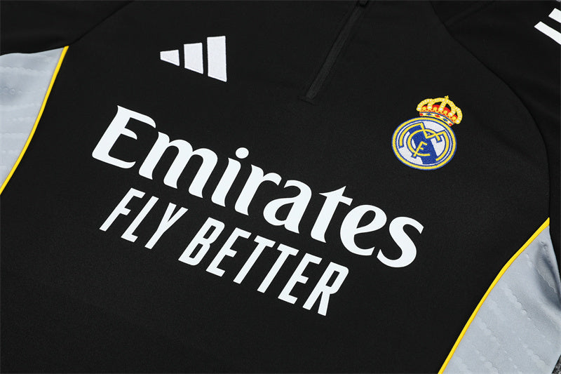 Real Madrid 25/26 Tracksuit - Black