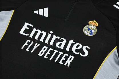 Real Madrid 25/26 Tracksuit - Black