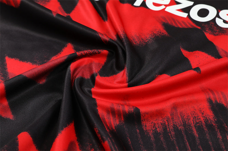 Manchester United 25/26 Tracksuit - Black & Red