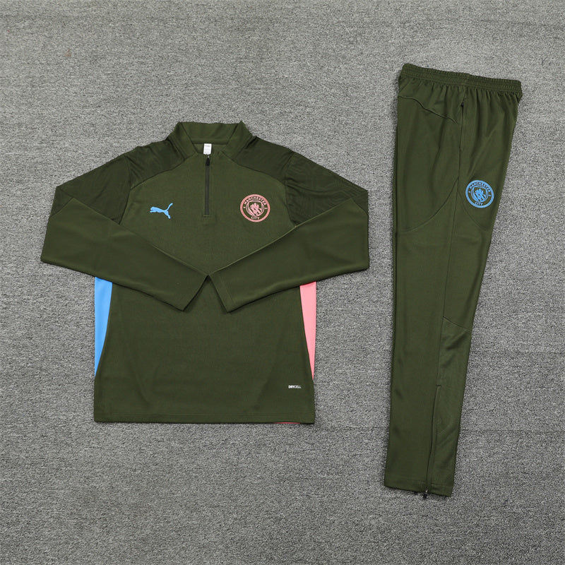 Manchester City 24/25 Tracksuit - Brown