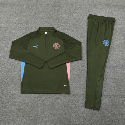 Manchester City 24/25 Tracksuit - Brown