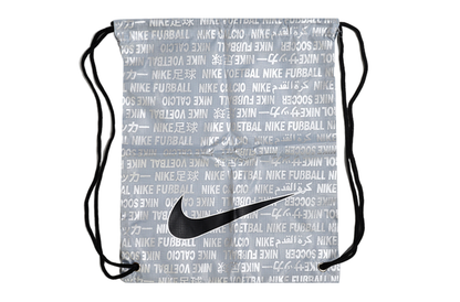 Nike Silver Football Drawstring Bag