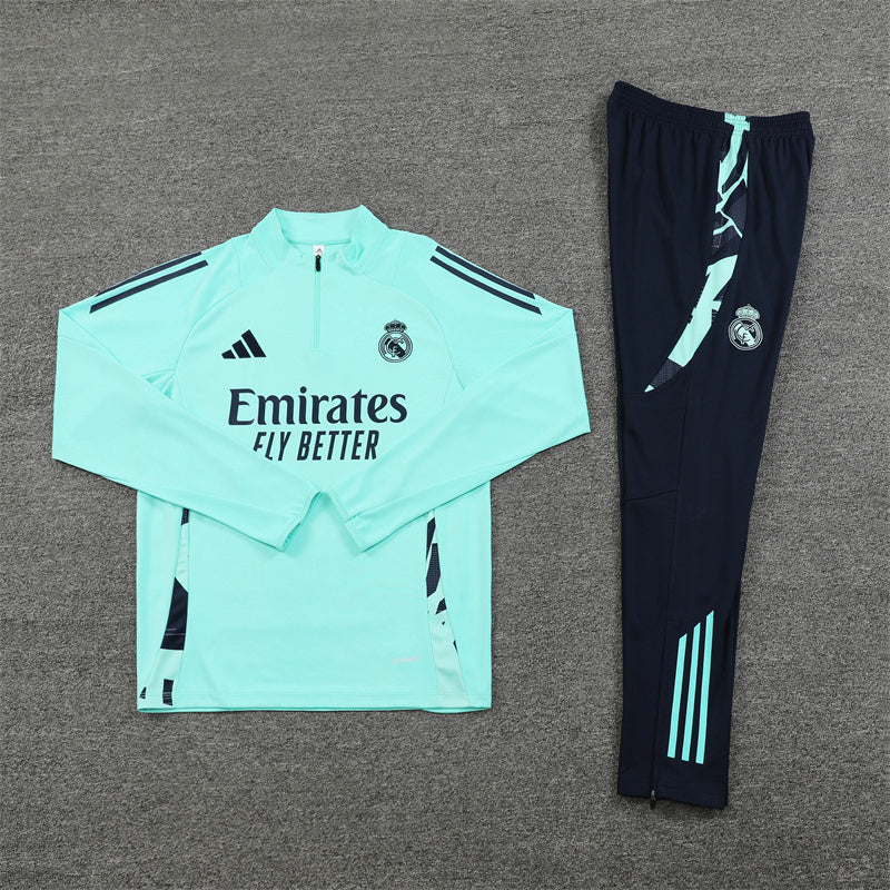 Real Madrid 24/25 Tracksuit - Turquoise