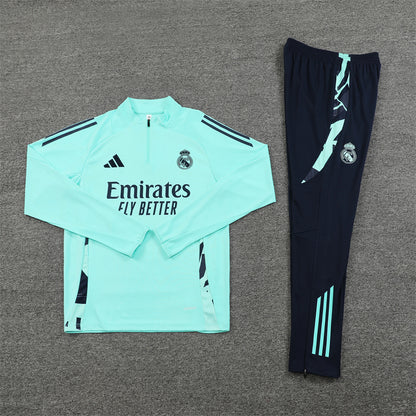 Real Madrid 24/25 Tracksuit - Turquoise