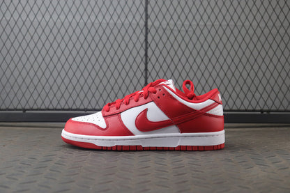 Nike dunk low university red, all sizes available.