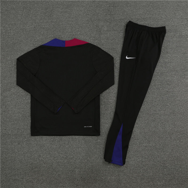 Barcelona 24/25 Tracksuit - Black