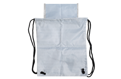 Nike Silver Football Drawstring Bag