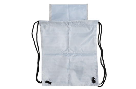Nike Silver Football Drawstring Bag