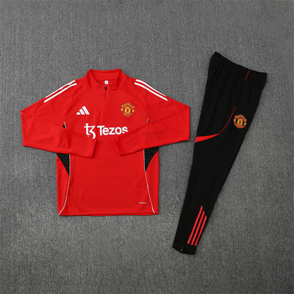 Manchester United 25/26 Tracksuit - Red