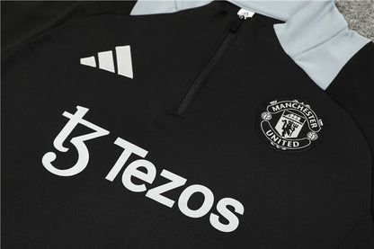 Manchester United 24/25 Tracksuit - Black