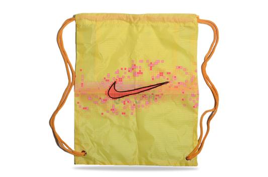 Nike "KM" Yellow Football Drawstring Bag