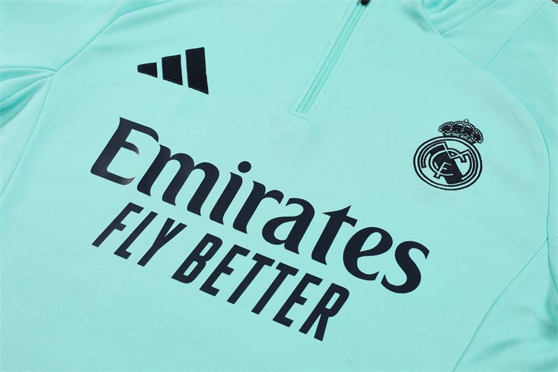 Real Madrid 24/25 Tracksuit - Turquoise