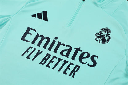 Real Madrid 24/25 Tracksuit - Turquoise