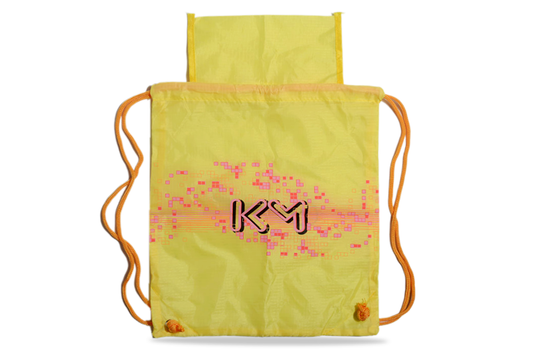 Nike "KM" Yellow Football Drawstring Bag
