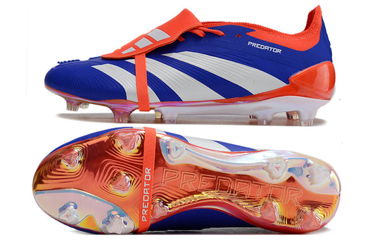 adidas predator elite fg with tongue in blue/white/orange