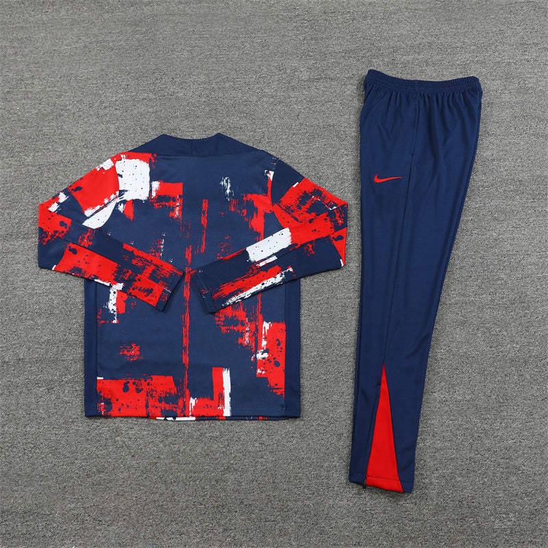 PSG 24/25 Tracksuit - Blue & Red