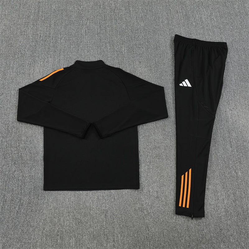 Real Madrid 25/26 Tracksuit - Black