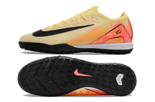 nike air zoom mercurial vapor 16 elite, orange/black, available in FG, and turf.