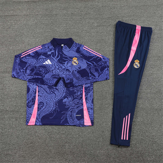 Real Madrid 24/25 Tracksuit - Purple Dragon Special